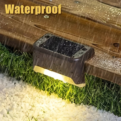 Skorter | PathStep Lights - LED Solar Cell Stair Lighting - Waterproof Outdoor Lamp