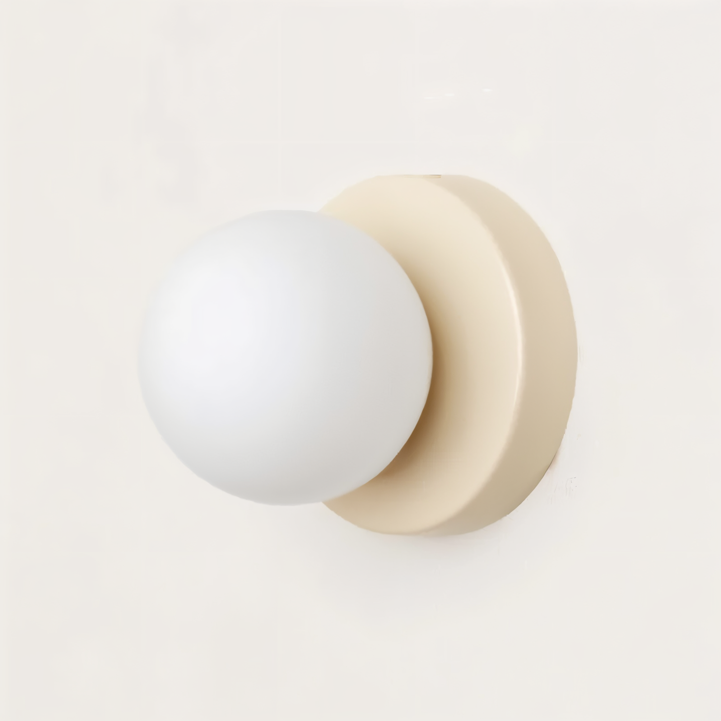 Skorter | PearlPop Wall Light – White Glass Orb LED Wall Sconce for Modern Interiors