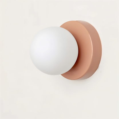 Skorter | PearlPop Wall Light – White Glass Orb LED Wall Sconce for Modern Interiors