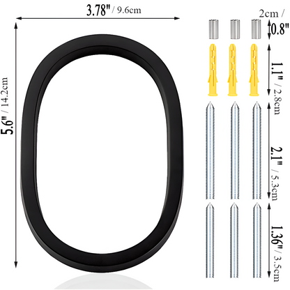 Skorter | Black Full House Number - House Number Modern - House Number Sign