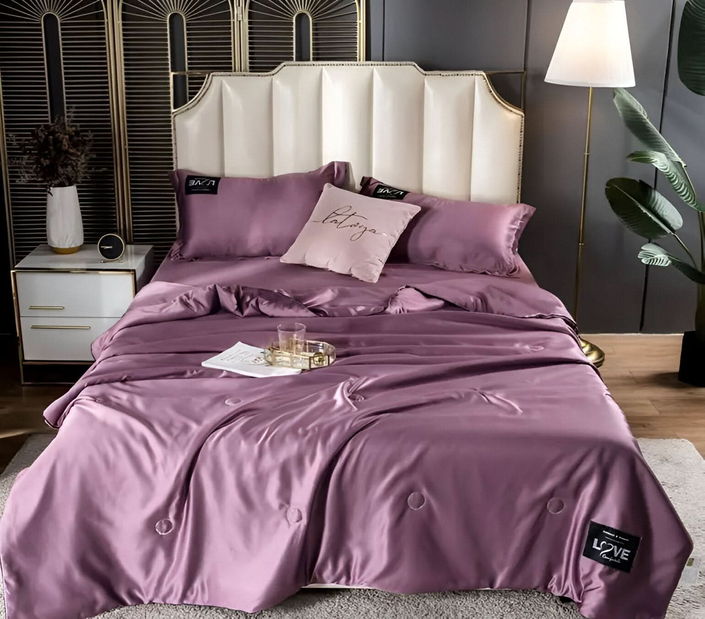 Skorter | FLUFFINA - Premium Satin Silk Bedding