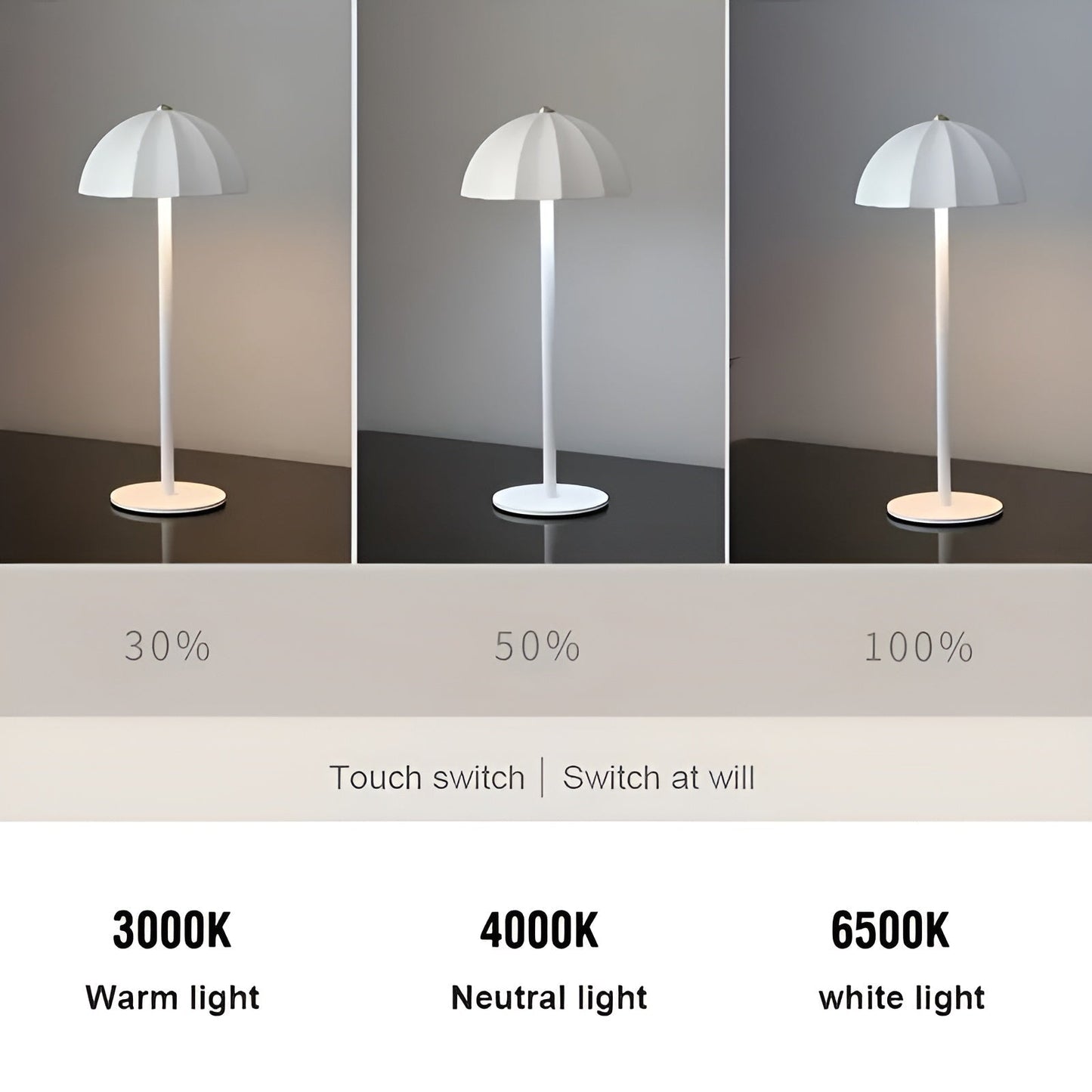 Skorter | Umbri Light - Portable, Touch-Controlled LED Screen Lamp