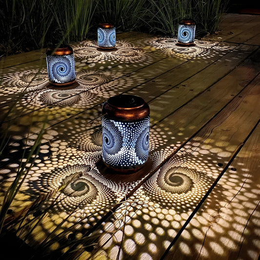 Skorter | SpiCircle - Solar projector lamp with spiral effect for outdoor