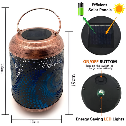 Skorter | SpiCircle - Solar projector lamp with spiral effect for outdoor