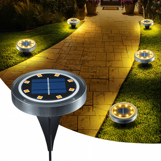 Skorter | SunSparkle - 2-Pack LED Solar Outdoor Lighting