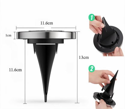 Skorter | SunSparkle - 2-Pack LED Solar Outdoor Lighting