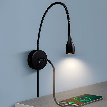 Skorter | Flexible Wall Reading Lamp | Dimmable Touch Control & Energy Efficient for Cozy Reading and Relaxation