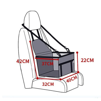 Skorter | AutoPaw Elevated Dog Car Seat – Waterproof, Non-Slip and Safe for On the Go