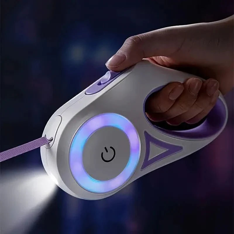 Skorter | SAFEWALK LEASH – Illuminated dog leash with LED light & flashlight for safe evening walks