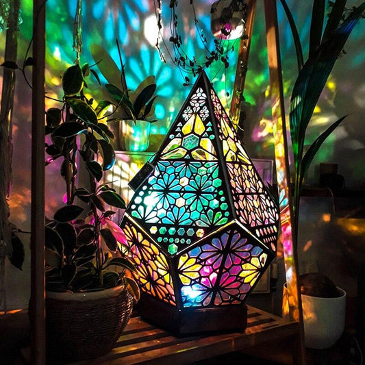 Skorter | Trehult LED projection night lamp Bohemian Colorful Projector lamp Household decor Holiday atmosphere Lighting