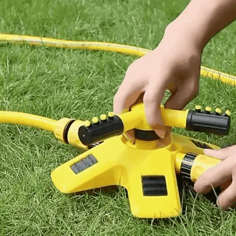 Skorter | 360° Rotating Lawn Sprinkler | Stable, Multi-Angle Nozzles for Even Coverage in Large Gardens