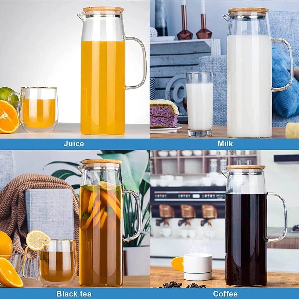 Skorter | 1.2L heat-resistant glass jug