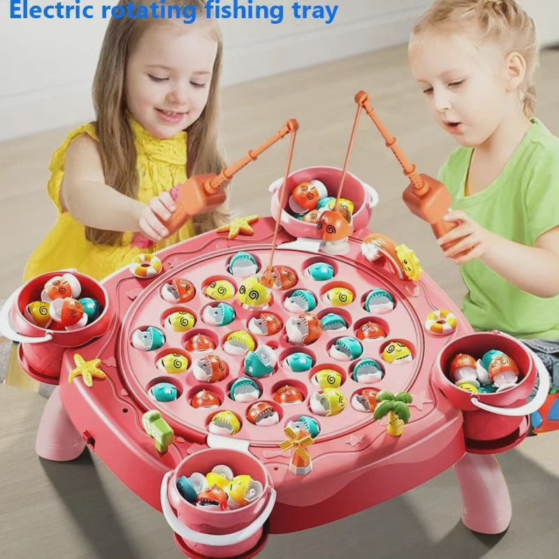 Skorter | Children's Magnetic Fishing Game Black Nov