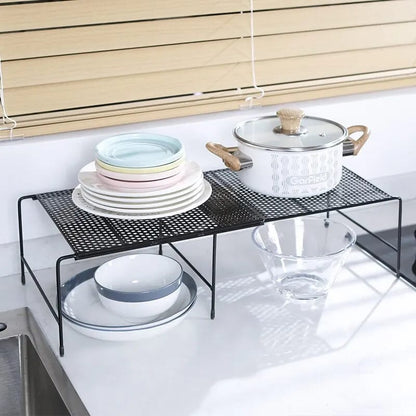 Skorter | Adjustable Metal Shelf Organizer for Cabinets