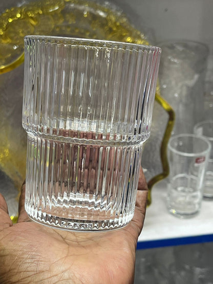 Skorter | 6Pc ribbed glasses