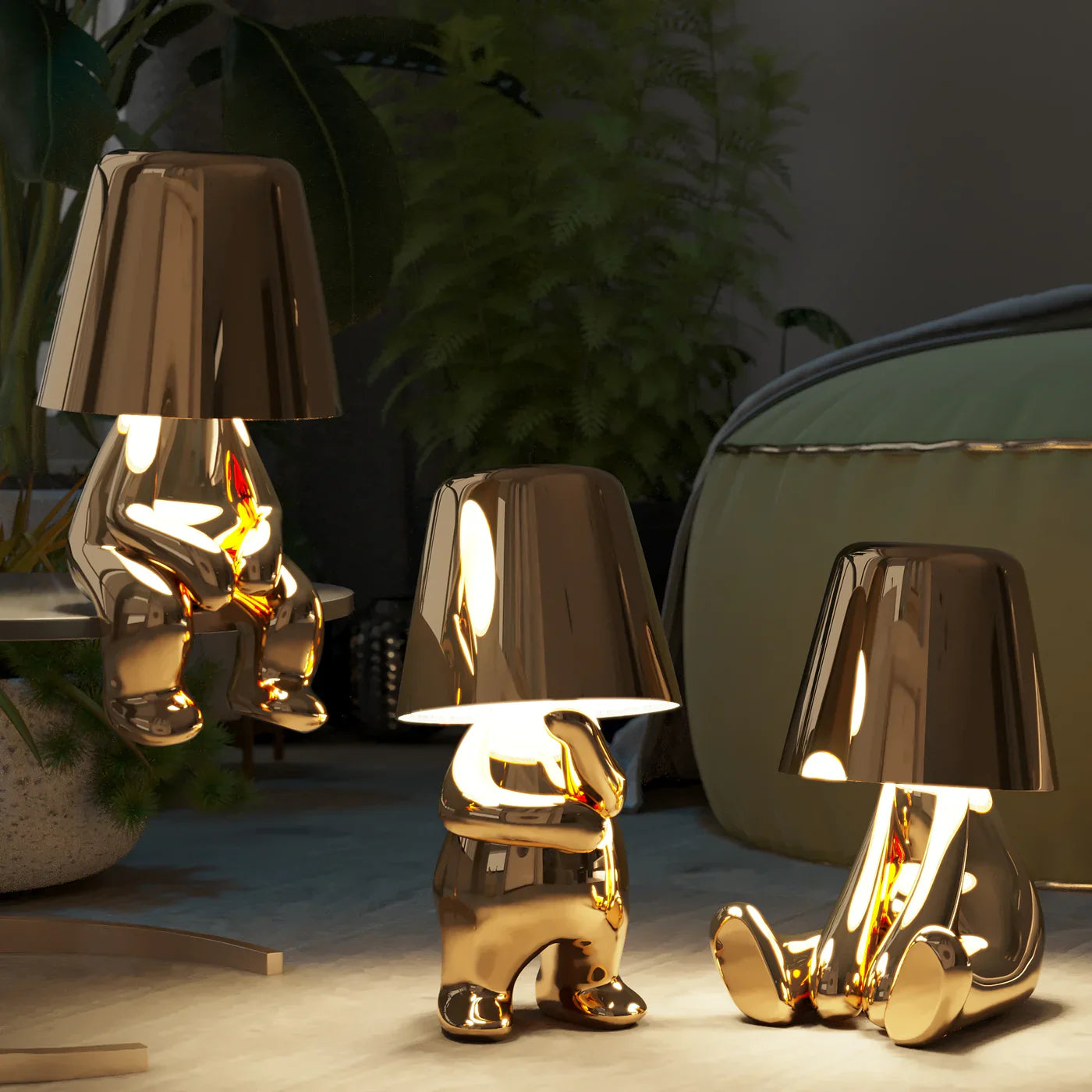 Skorter | The Italian Brothers Think Lamp Gold