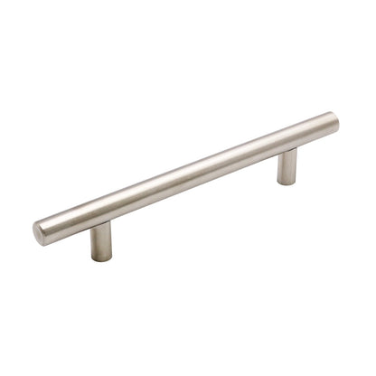 Skorter | Brushed Nickel Modern Stainless Steel Drawer Hardware T-Bar Handles