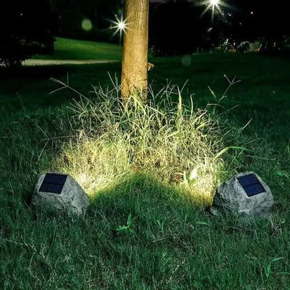 Skorter | Solar Rock Light – LED Garden Stone Lamp