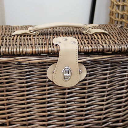 Skorter | Antique Wash Wicker Chest Hamper
