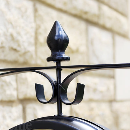 Skorter | Black Double Sided Railway Outdoor Clock