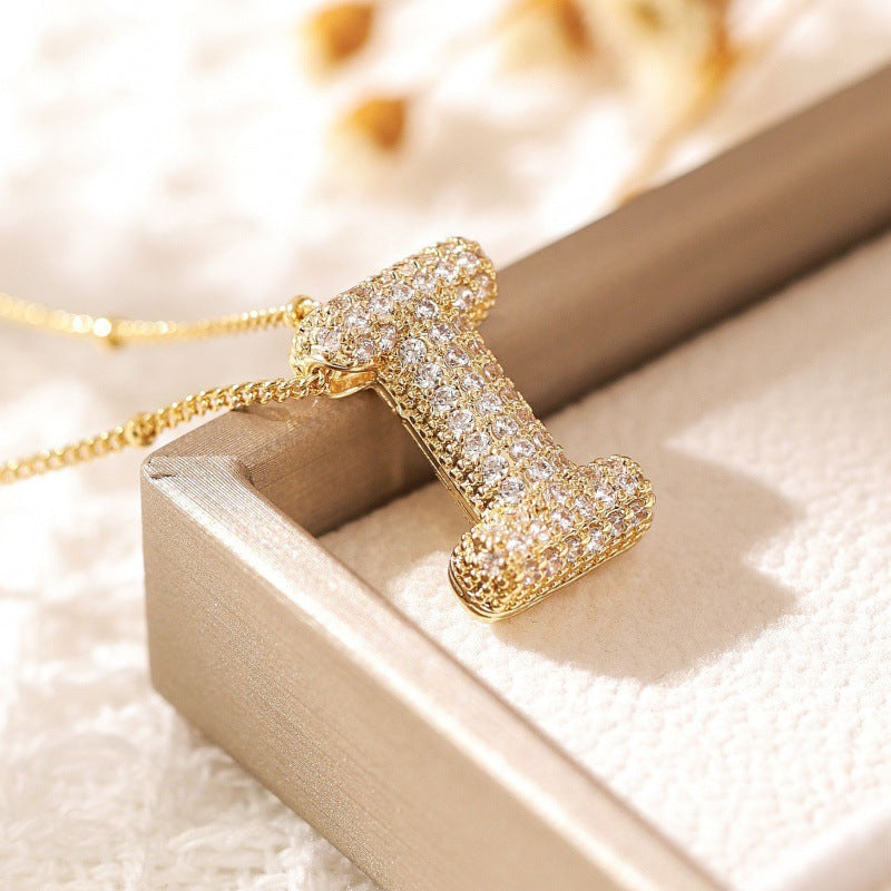 Skorter | Alphabet-Diamond-Pendant-Necklace