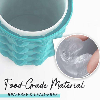 Skorter | 2-in-1 Ice Cube Container & Beverage Cooler for Small Freezers