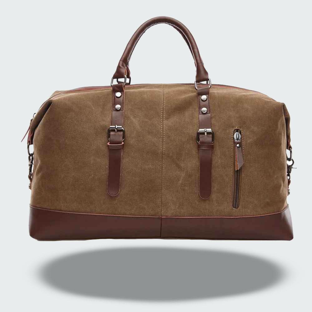 Skorter | Icon Canvas & Leather Travel Duffle Bag – 54cm