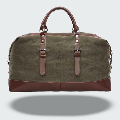 Skorter | Icon Canvas & Leather Travel Duffle Bag – 54cm