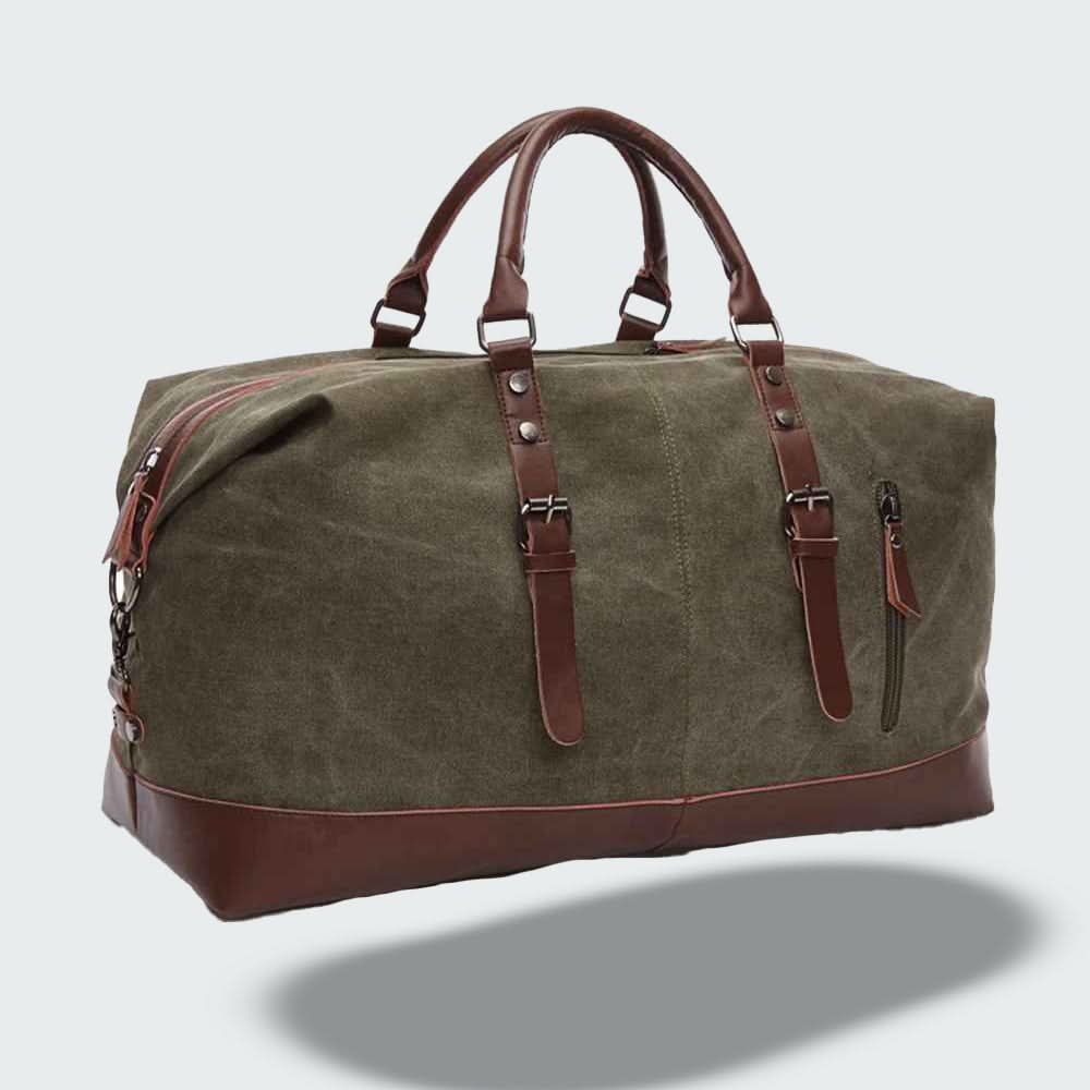 Skorter | Icon Canvas & Leather Travel Duffle Bag – 54cm