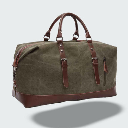 Skorter | Icon Canvas & Leather Travel Duffle Bag – 54cm
