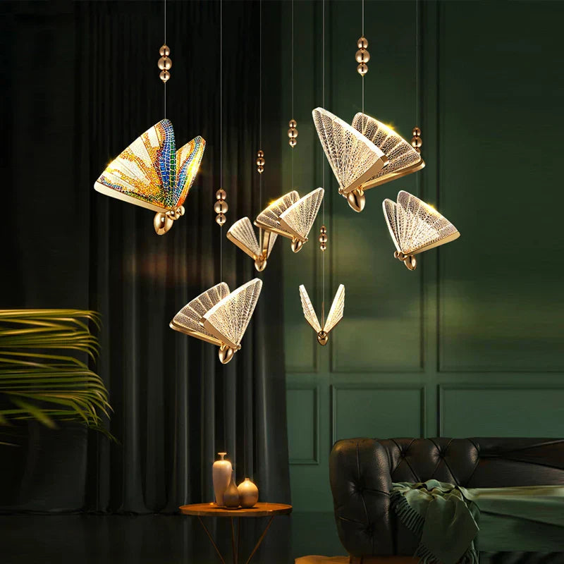 Skorter | FlutterGlow – Artistic Butterfly-Shaped Pendant Lamp
