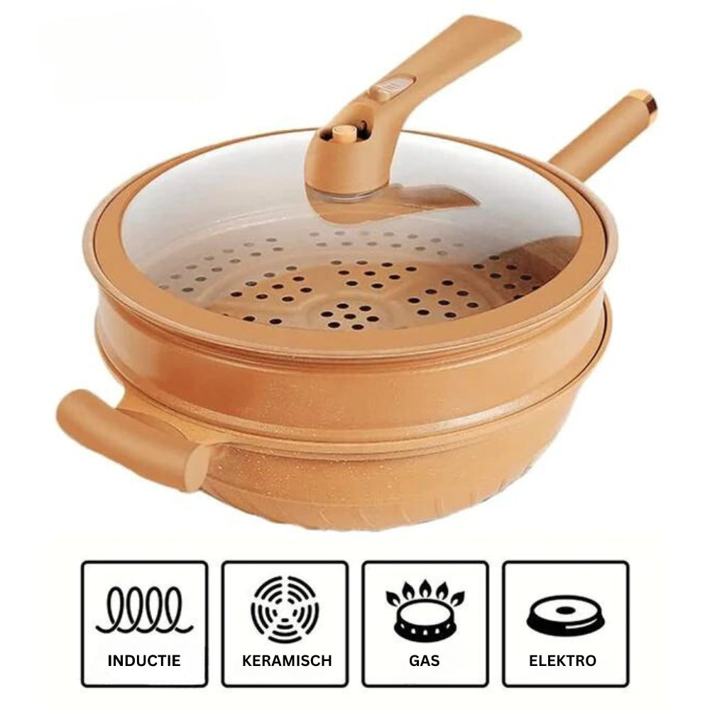 Skorter | Eco Cuisine - Premium Wok Pan for all heat sources