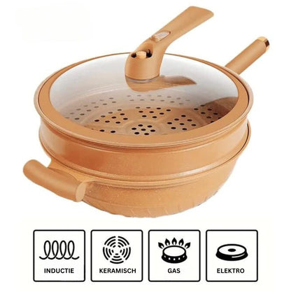 Skorter | Eco Cuisine - Premium Wok Pan for all heat sources