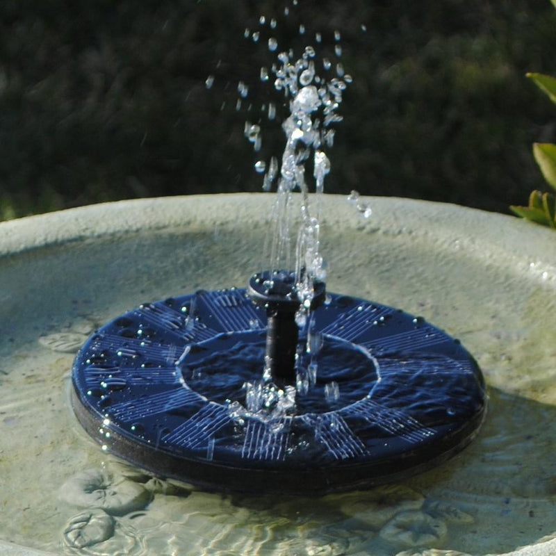 Skorter | Solar Energy Fountain Pump WaterSoft – For Pond, Birdbath or Garden Decoration