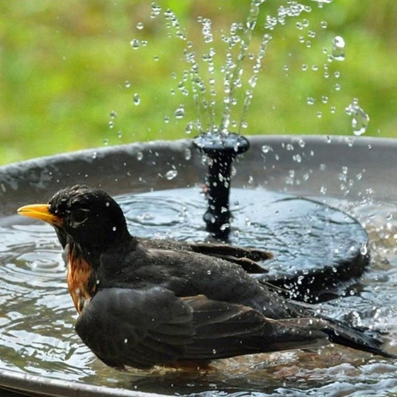 Skorter | Solar Energy Fountain Pump WaterSoft – For Pond, Birdbath or Garden Decoration