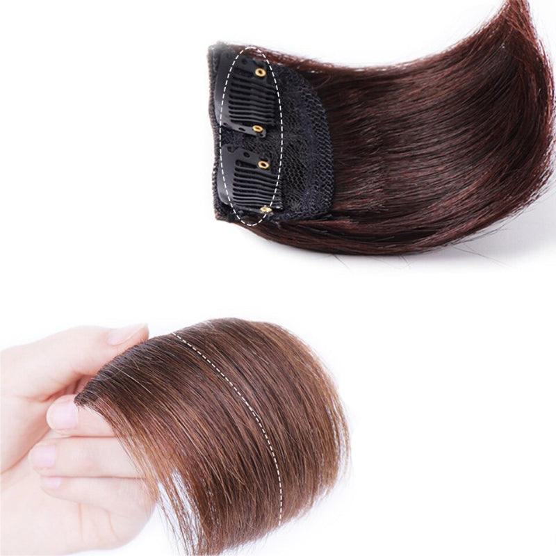 Skorter | Invisible And Natural Fluffy Front Side Clip-In Bangs Hair Wig Extensions