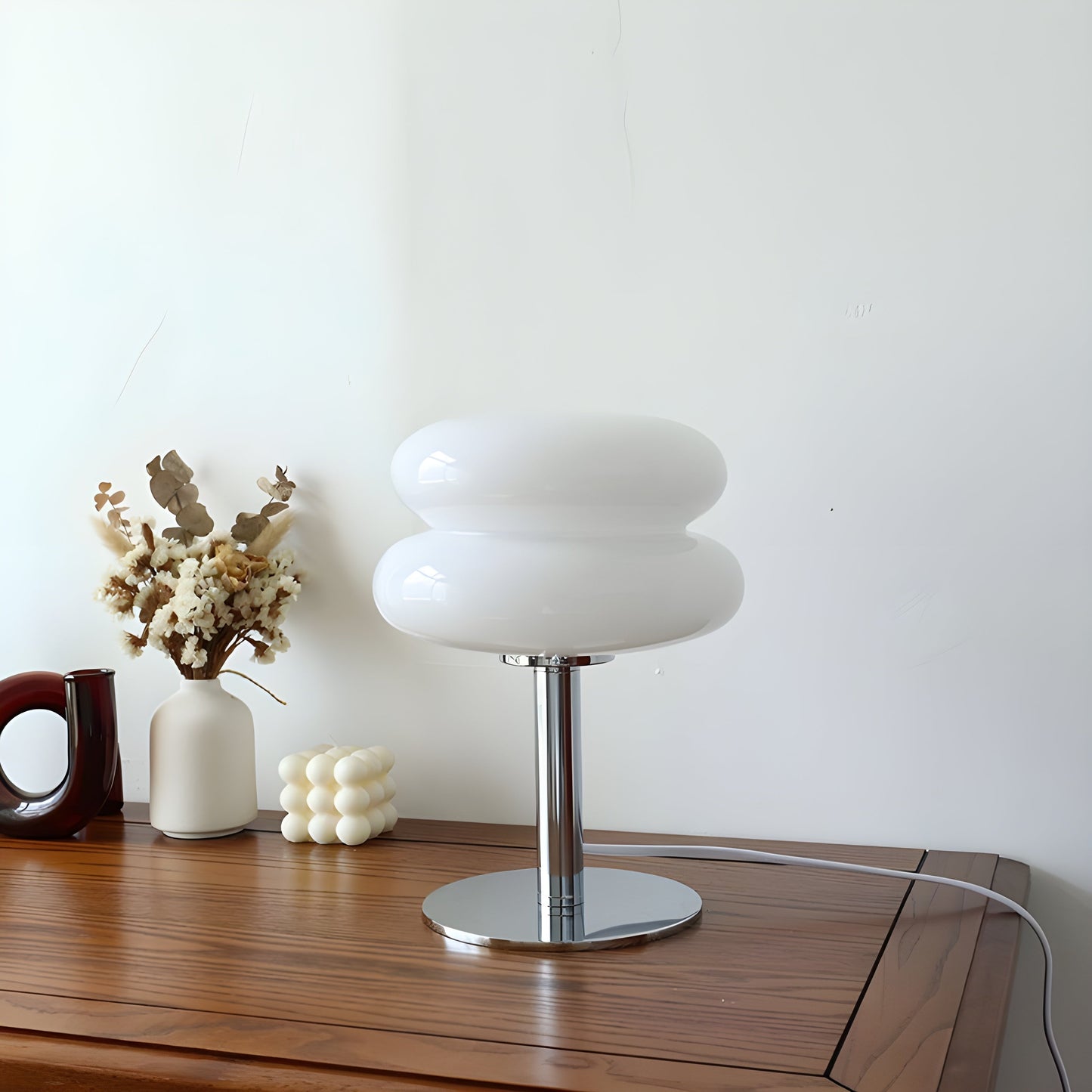 Skorter | Italian Designer Glass Egg Tarts LED Table Lamp