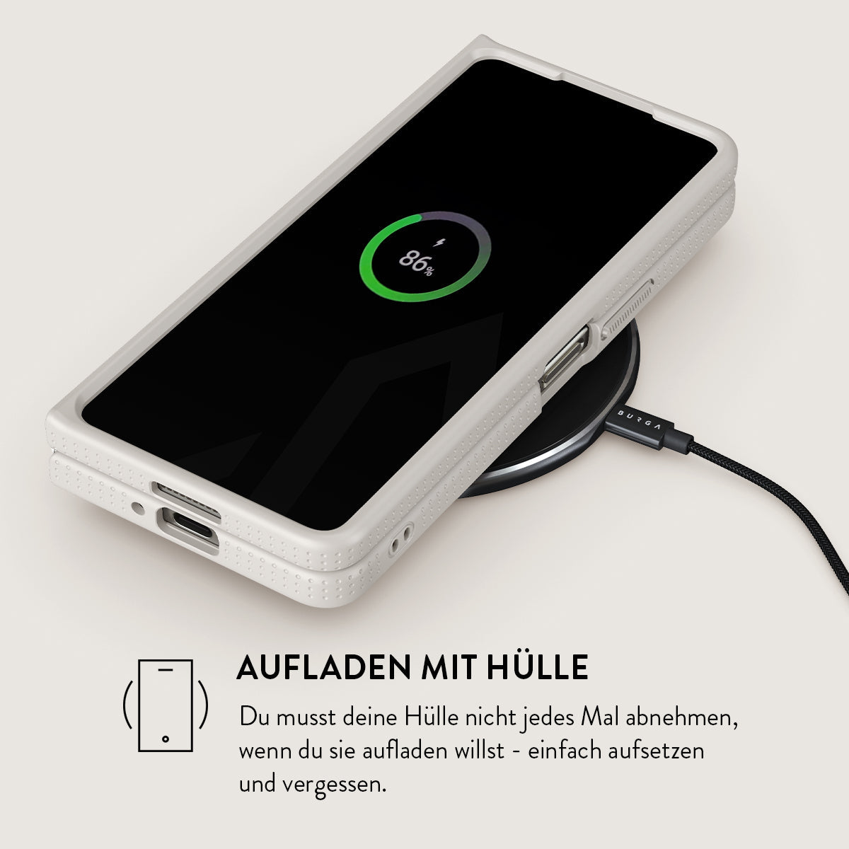 Skorter | Almond Latte - Samsung Galaxy Z Fold 5 Case