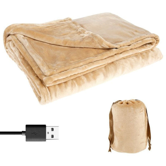 Skorter | Cordless Electric Heated Blanket – Portable USB Flannel Heated Throw