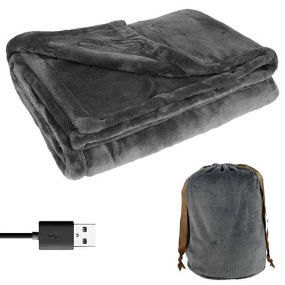 Skorter | Cordless Electric Heated Blanket – Portable USB Flannel Heated Throw