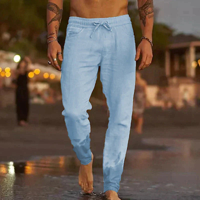 Skorter | – Casual linen trousers for men