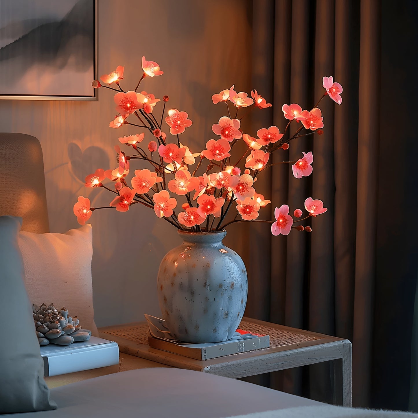 Skorter | EverLeaf Light – Natural Olive Branch LED Lamp for Atmospheric Lighting