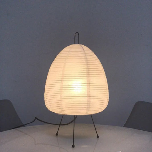 Skorter | Japanese Rice Paper Lantern Led Table Lamp Living Room Bedroom Nightstand Study Hotel Cozy Home Art Creative Decor Stand Floor Lamp