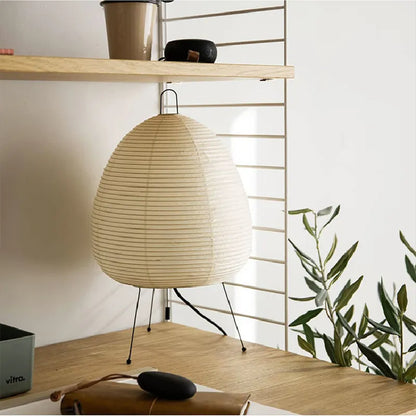 Skorter | Japanese Rice Paper Lantern Led Table Lamp Living Room Bedroom Nightstand Study Hotel Cozy Home Art Creative Decor Stand Floor Lamp