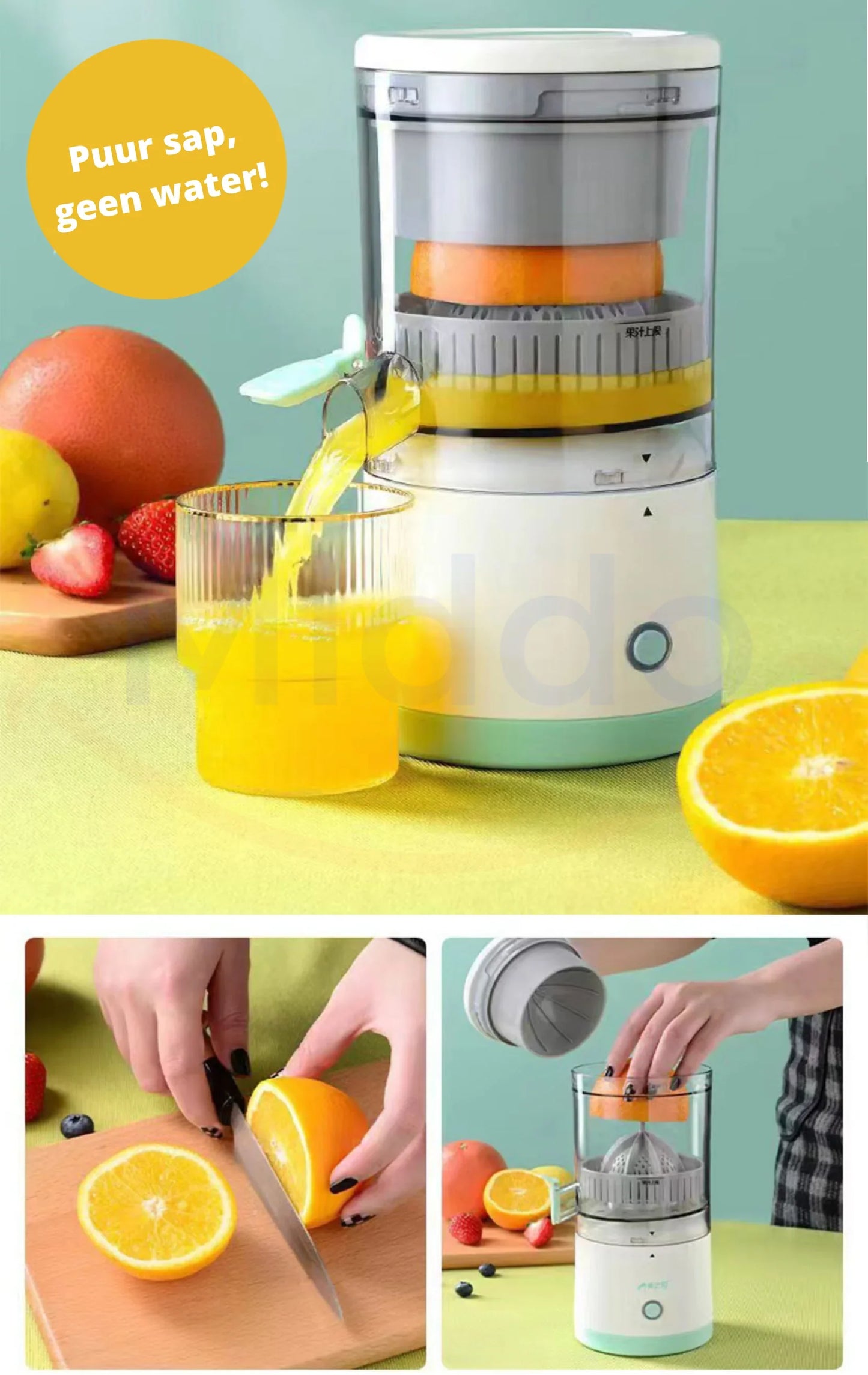 Skorter | Electric citrus juicer with juice collector – For fresh juice in seconds
