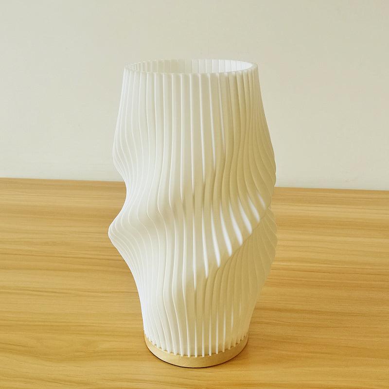 Skorter | CharmAura - Sophisticated Cream Table Lamp