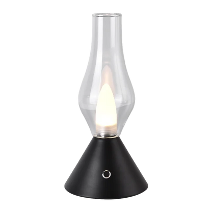 Skorter | RomanticGlow - Glass Table Lamp with Dimmable LED – Stylish Night Lamp