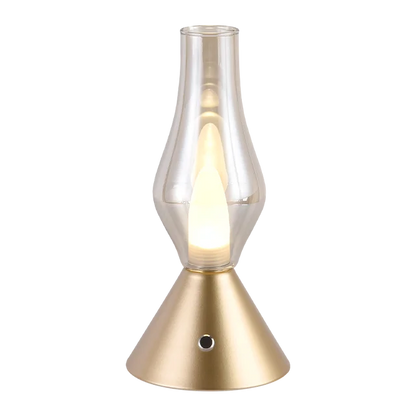 Skorter | RomanticGlow - Glass Table Lamp with Dimmable LED – Stylish Night Lamp