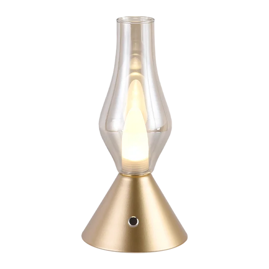 Skorter | RomanticGlow - Glass Table Lamp with Dimmable LED – Stylish Night Lamp