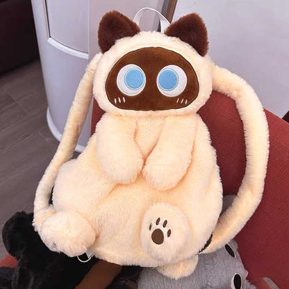 Skorter | Cute Cat Plush Backpack